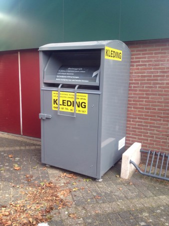 Textielcontainer Bowlingcentrum te Zetten